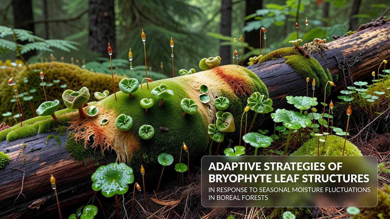 Adaptive Strategies of Bryophyte Leaf Structures in Response to Seasonal Moisture Fluctuations in Boreal Forests