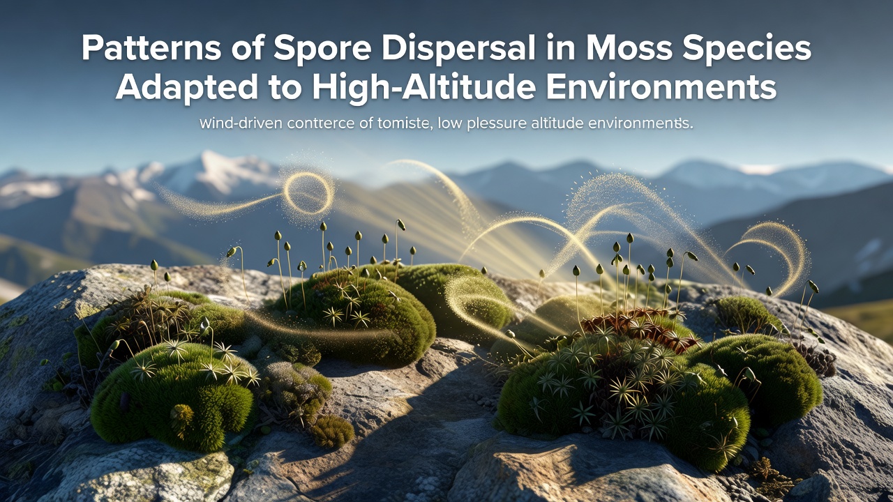 Patterns of Spore Dispersal in Moss Species Adapted to High-Altitude Environments